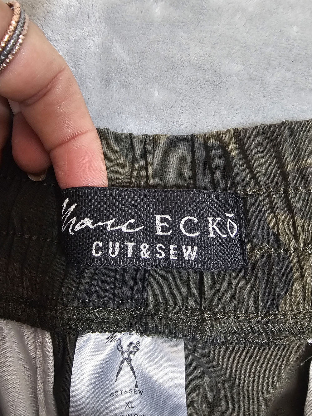 Marc Ecko Cut & Sew Camo Jogger Cargo Stretch Pants Men XL - Picture 12 of 15